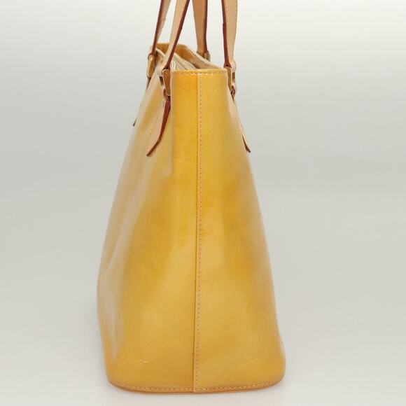 LOUIS VUITTON Monogram Vernis Houston Hand Bag Beige M91004 - Picture 6 of 13